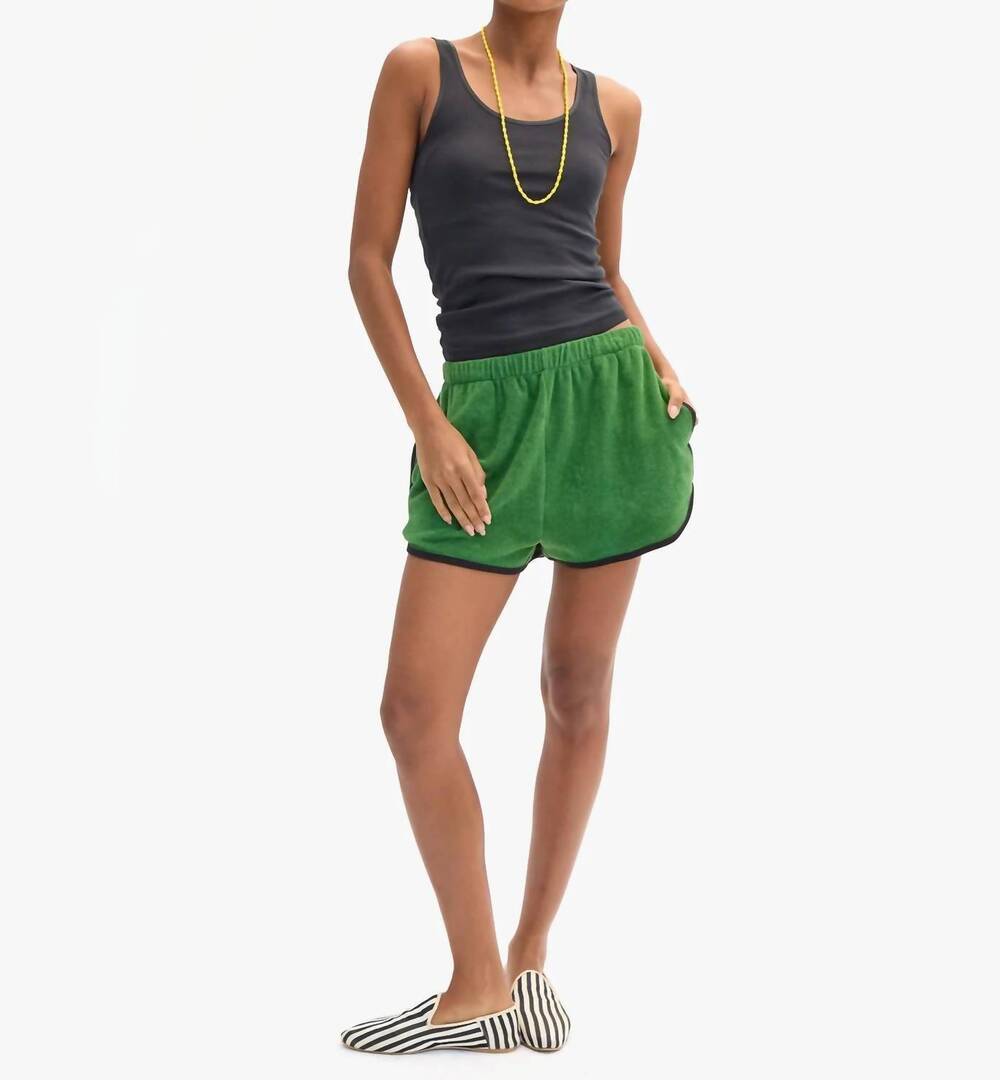 NEW CLARE V. le plage shorts in basil